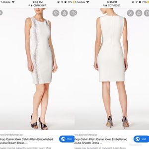 CALVIN KLEIN SHEATH DRESS